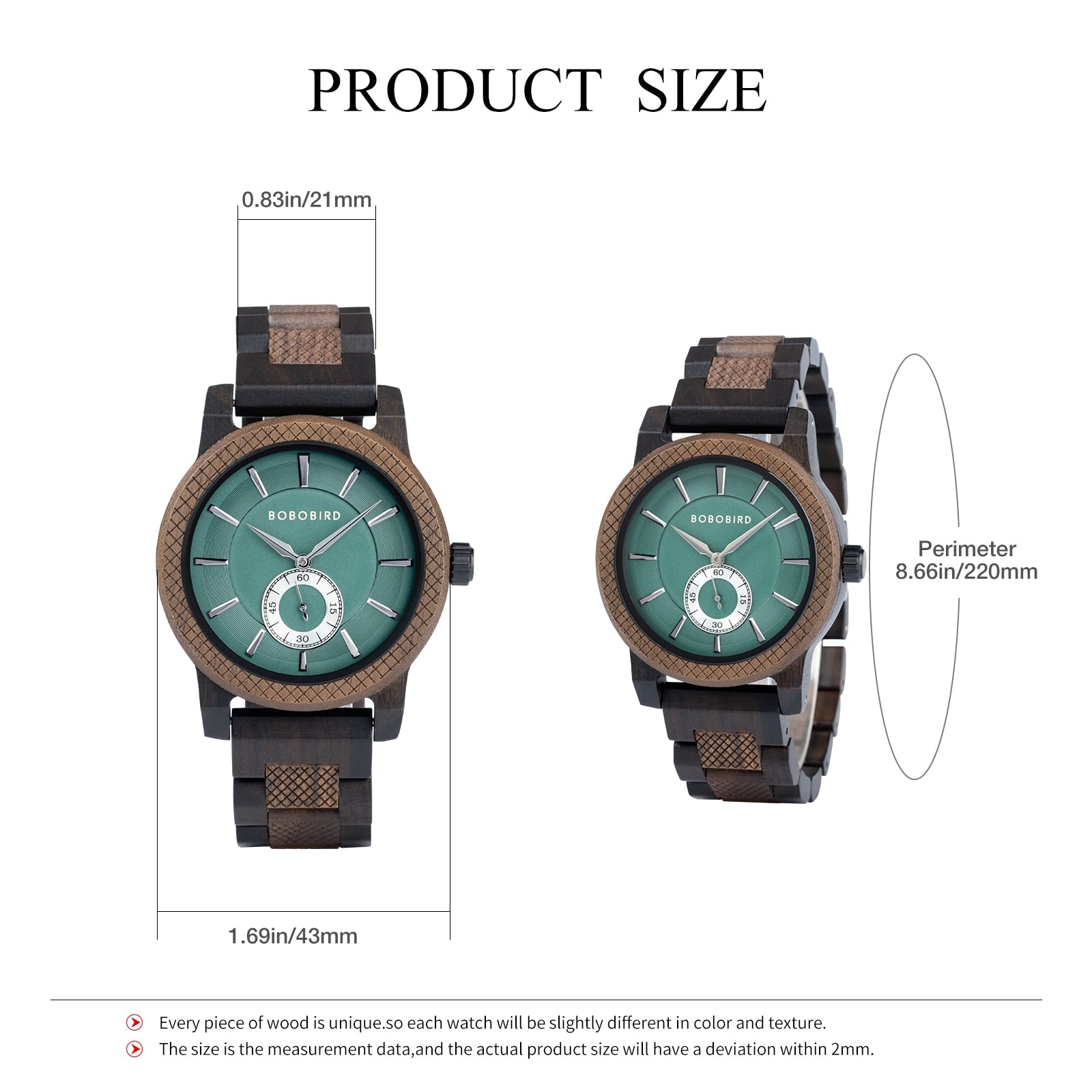 BOBOBIRD Top New Men's Quartz Wood Wristwatch