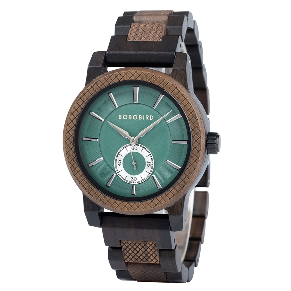 BOBOBIRD Top New Men's Quartz Wood Wristwatch