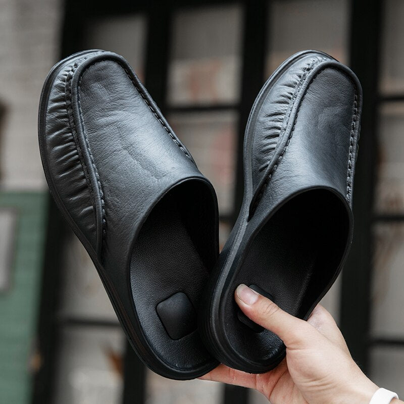 Men Fashion Casual Slippers Comfortable Non-Slip Soft Soles