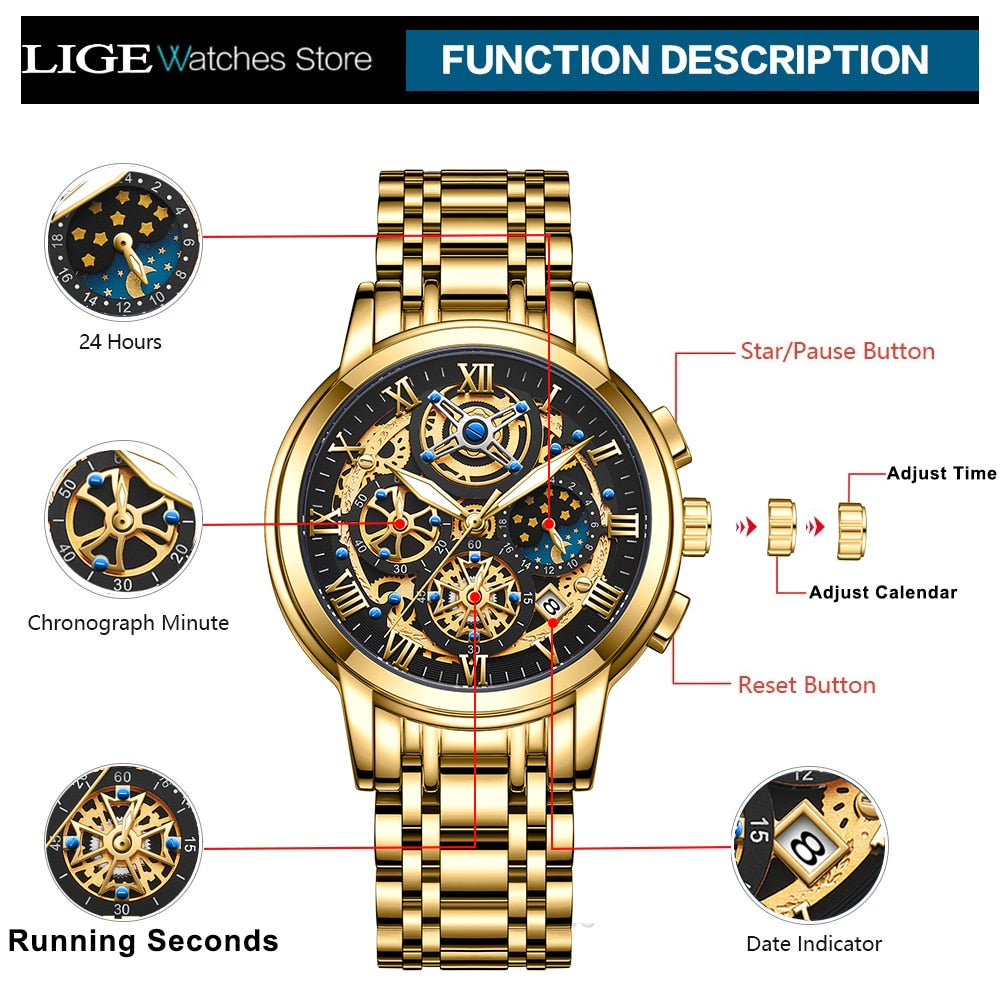 LIGE Women's Watch