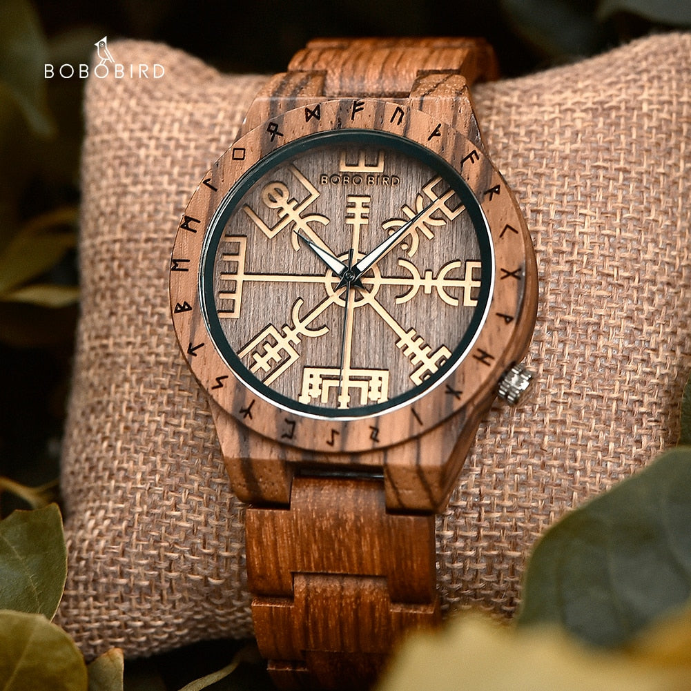 BOBO BIRD Viking Man's Wooden Watches